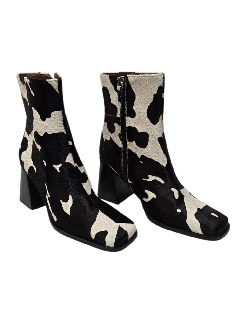 ALOHAS South Cow - Cow Print Leather Boots